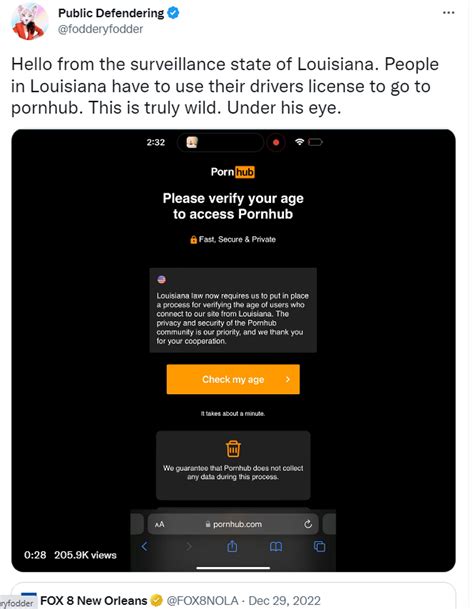 porn in louisiana|Pornhub requires ID from Louisiana users to comply with state’s .